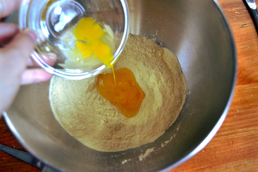 egg in semolina