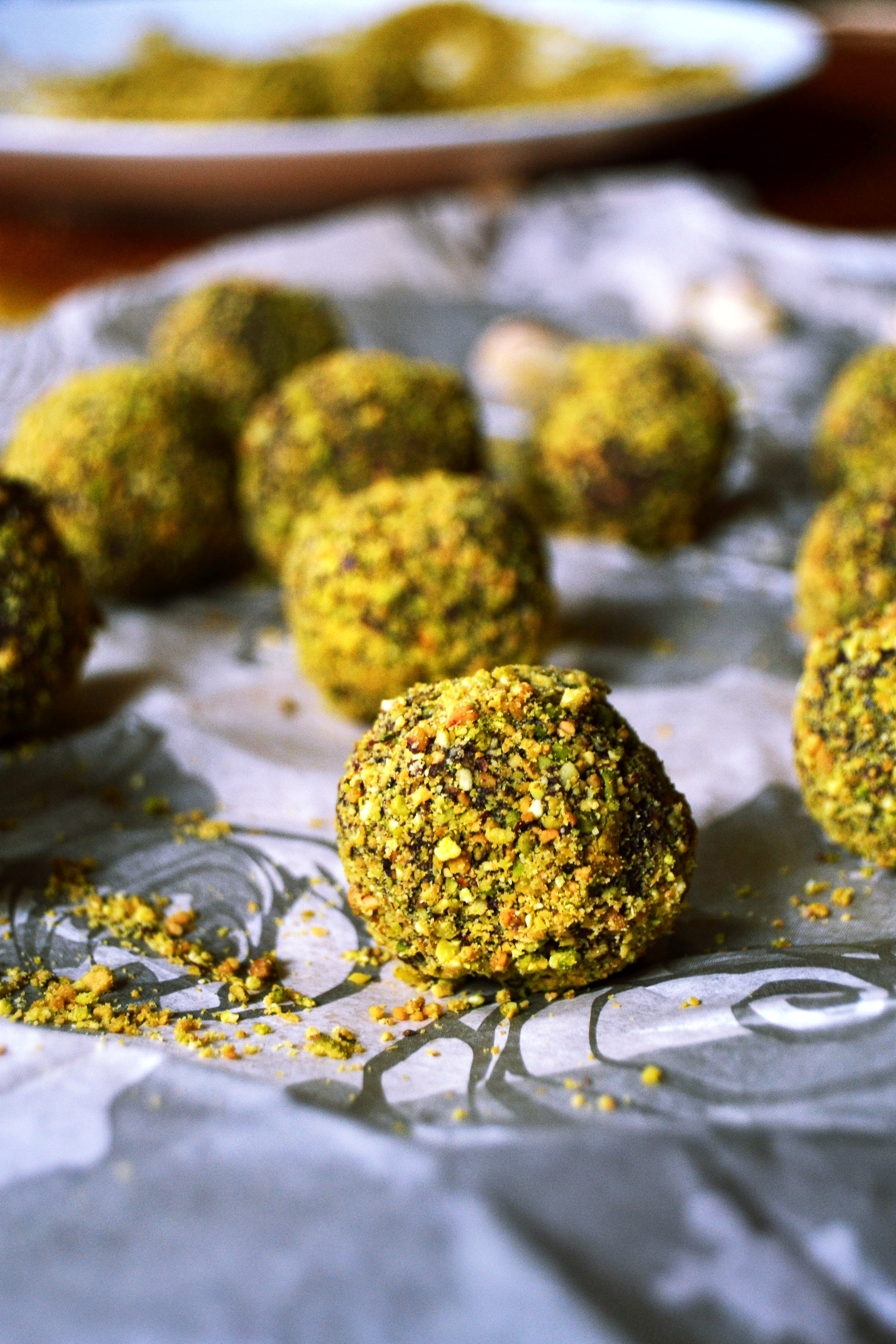 pistachio truffles