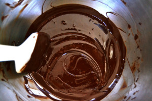 melted chocolate