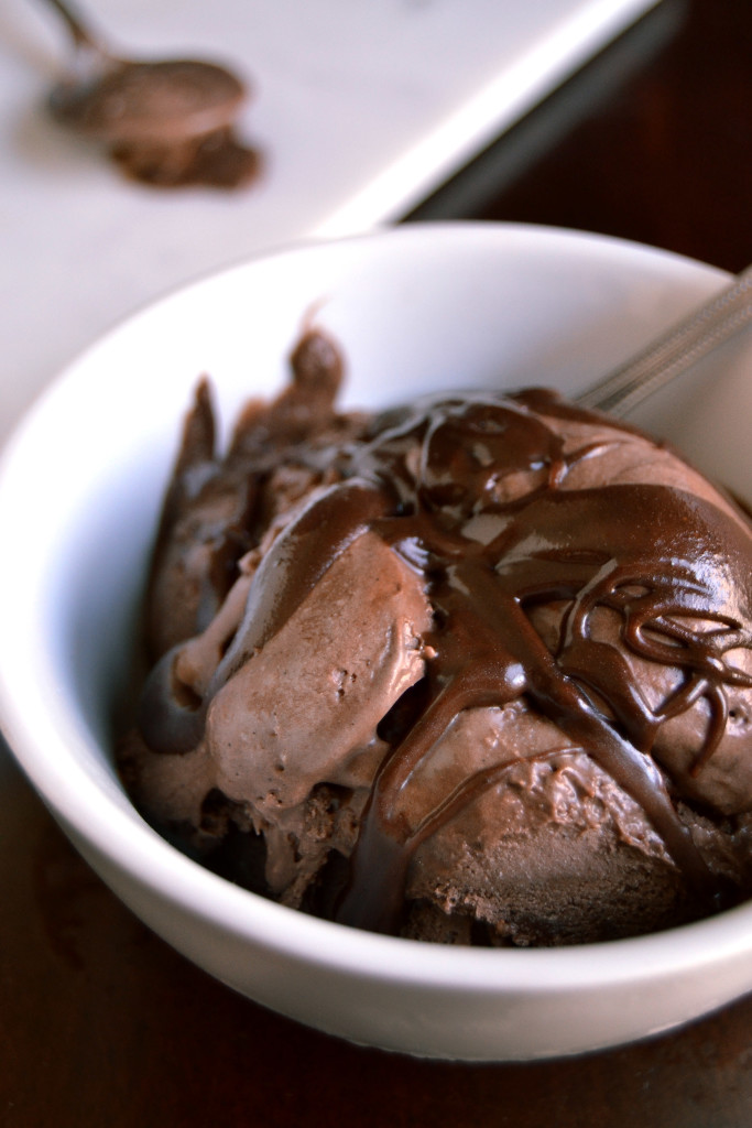 chocolate fudge ice cream vegan