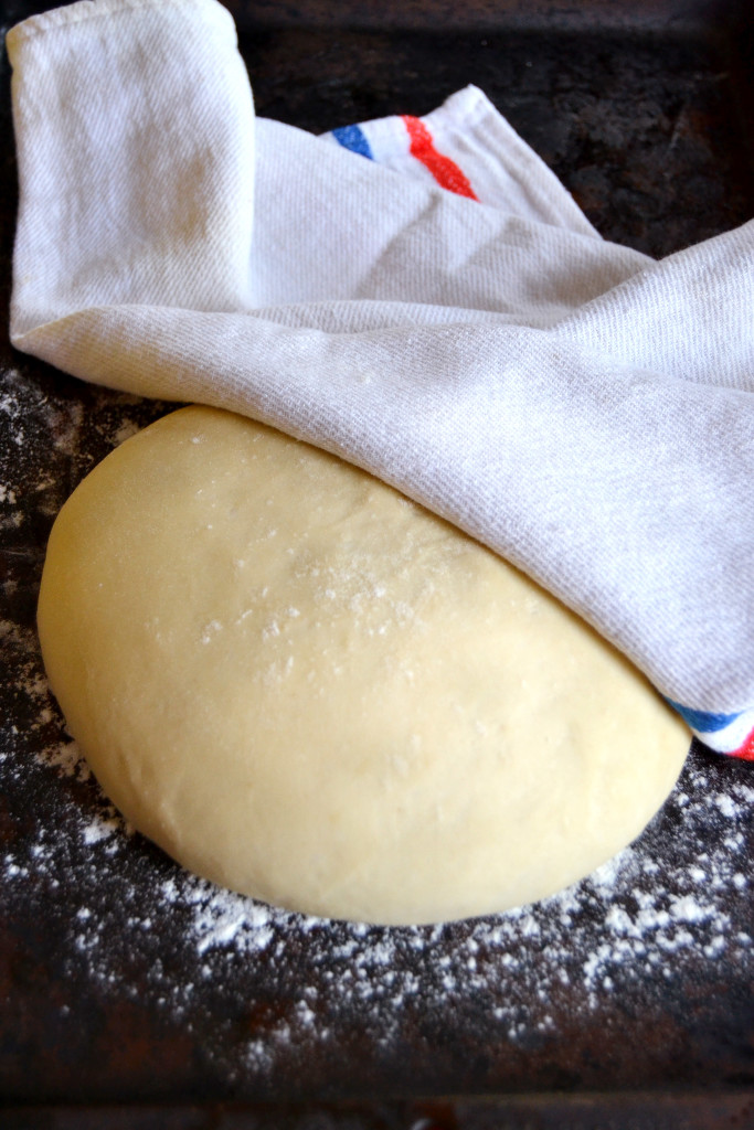 pizza dough after