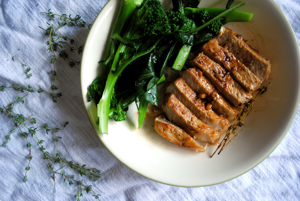 Sliced Pork Chops