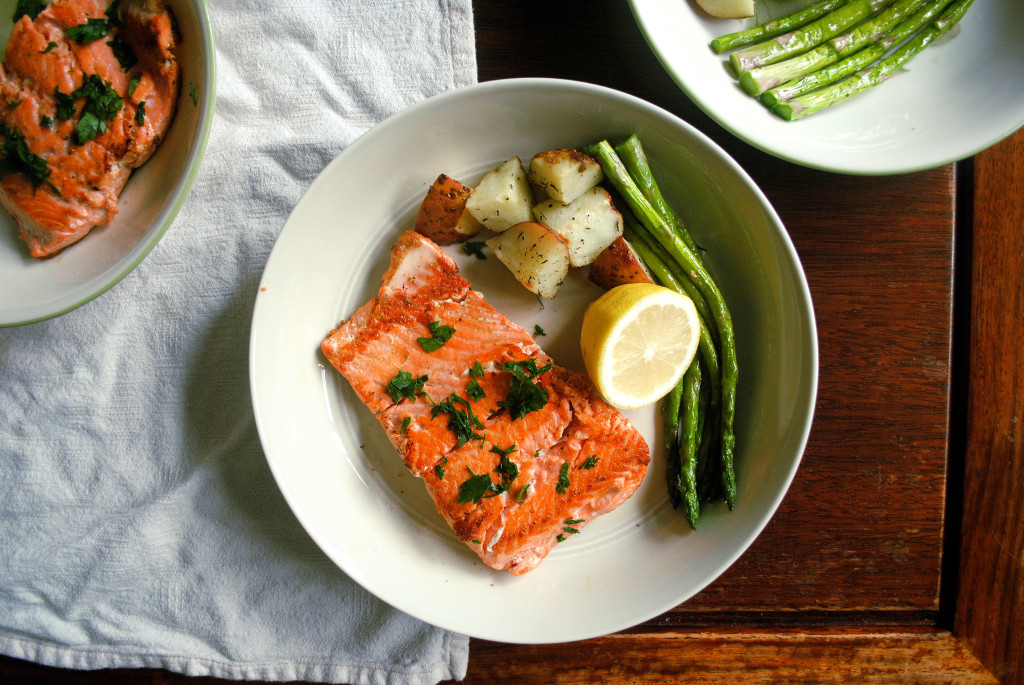 Salmon and Plates