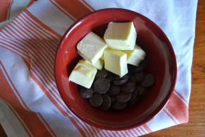 chocolate butter mise