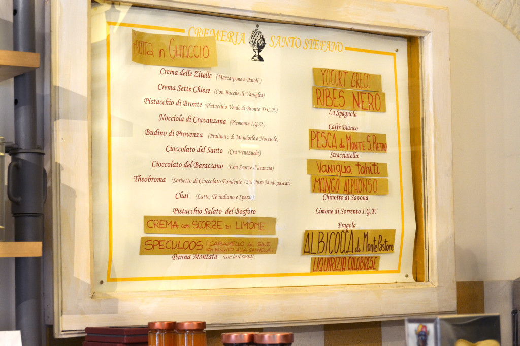 cremeria menu