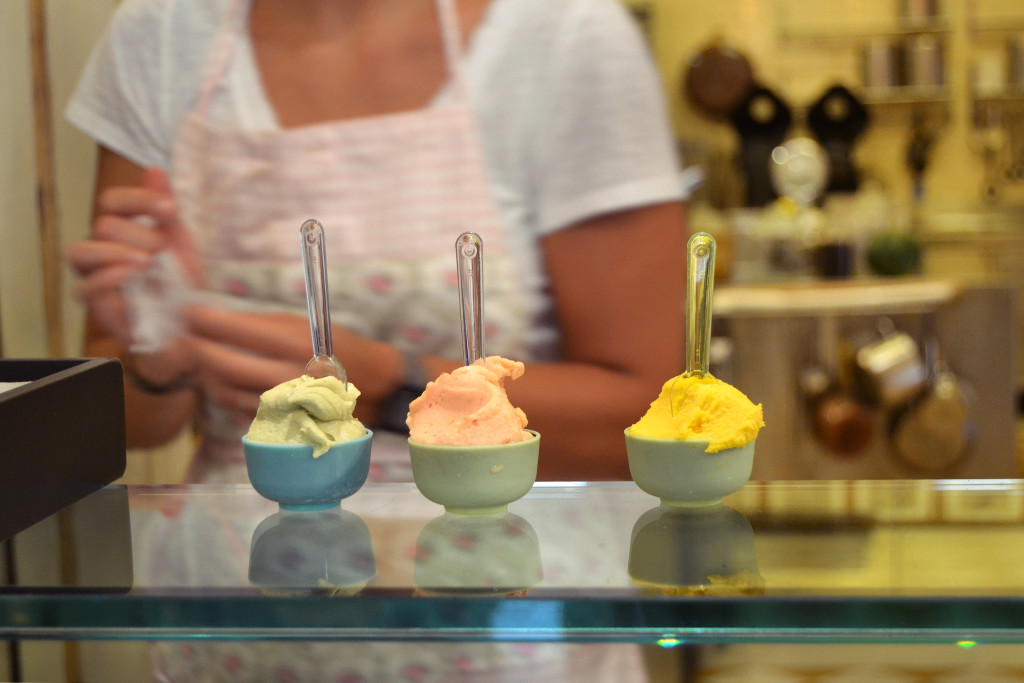 gelato tasting