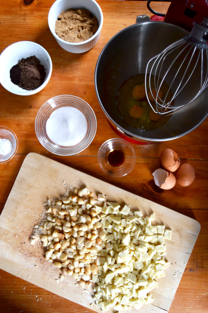 chocolate cookie mise