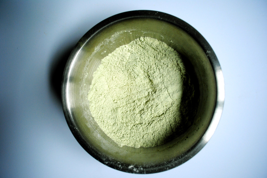 Matcha Flour Mixed