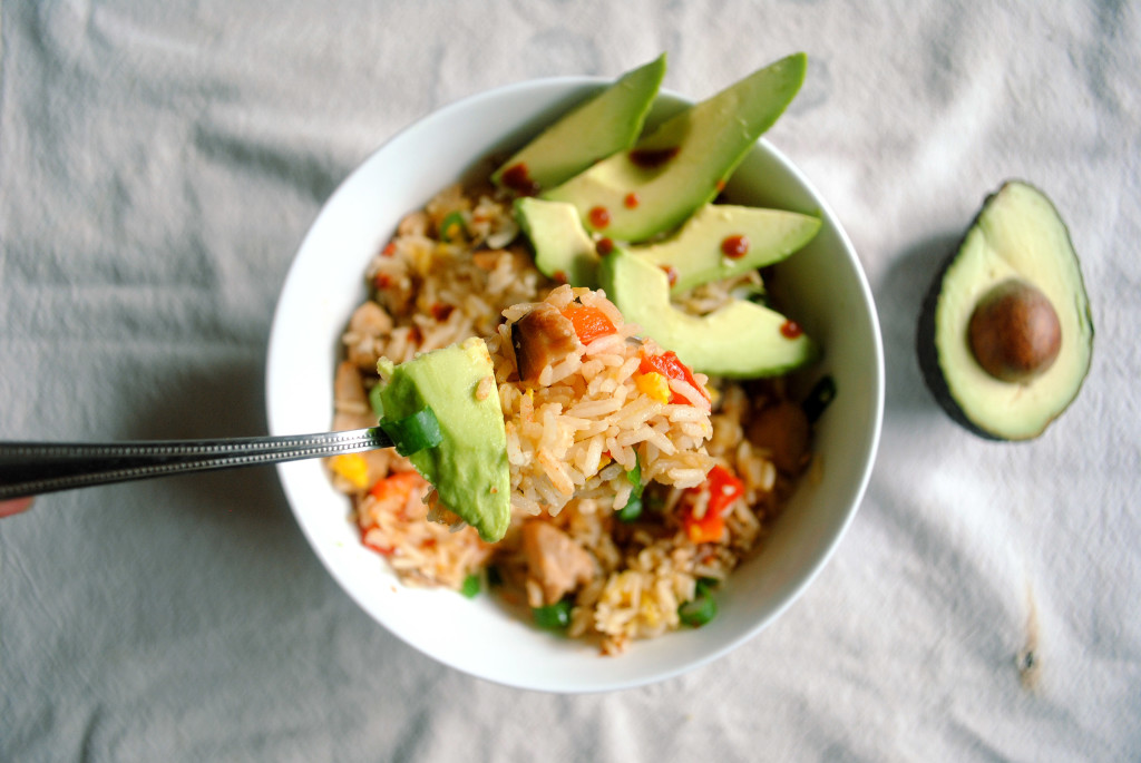 Chicken Fried Rice Spoonful