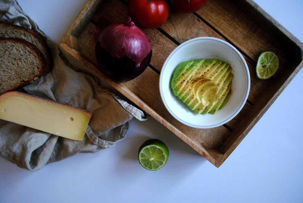 Guac Grilled Cheese Mise