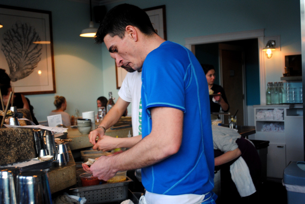 Shucking Oysters