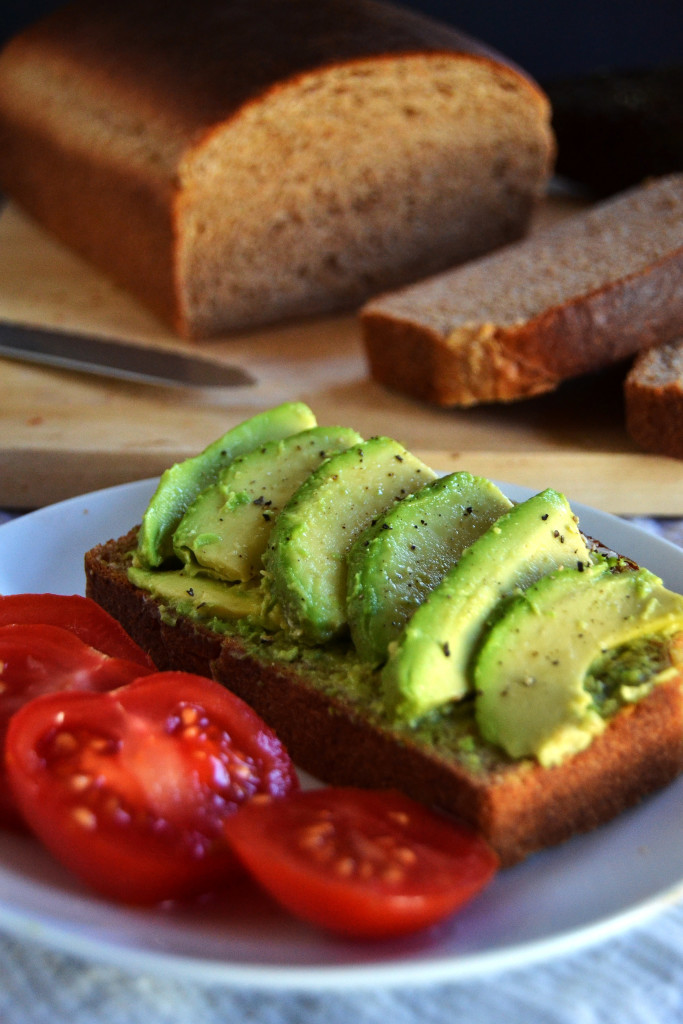 avocado whole wheat toast