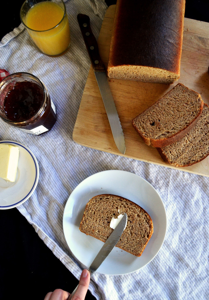 whole wheat sandwich bread