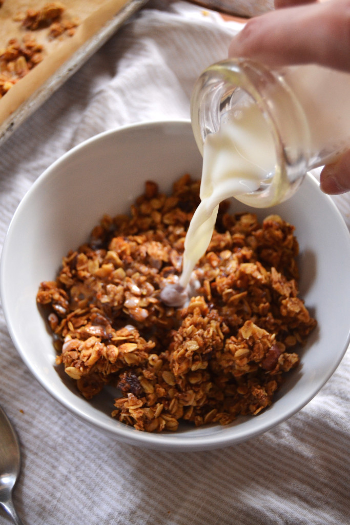 nutty granola clusters