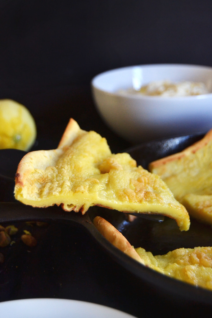 thick lemony dutch baby