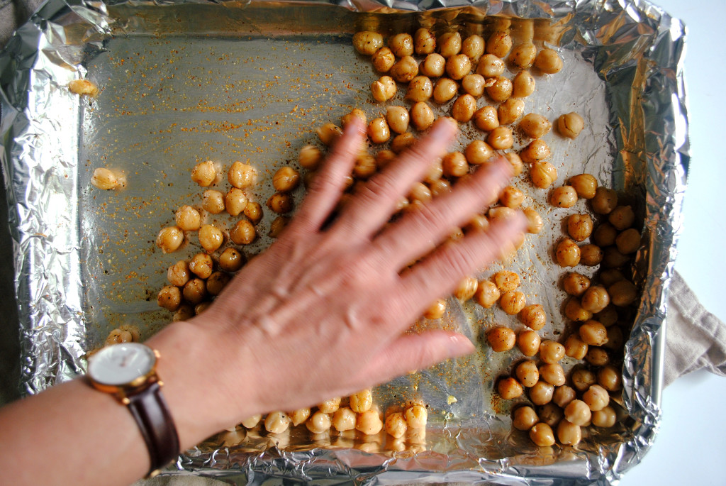 Chickpeas Mixing