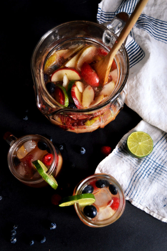 Rose Stone Fruit Sangria