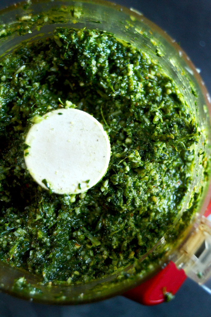 Carrot Top Pesto