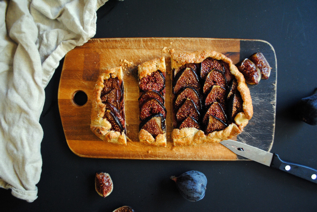 Fig Galette Sliced