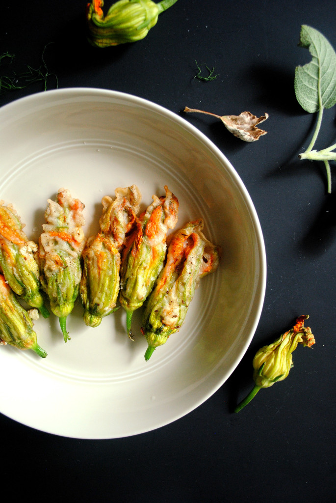 Stuffed Squash Blossoms