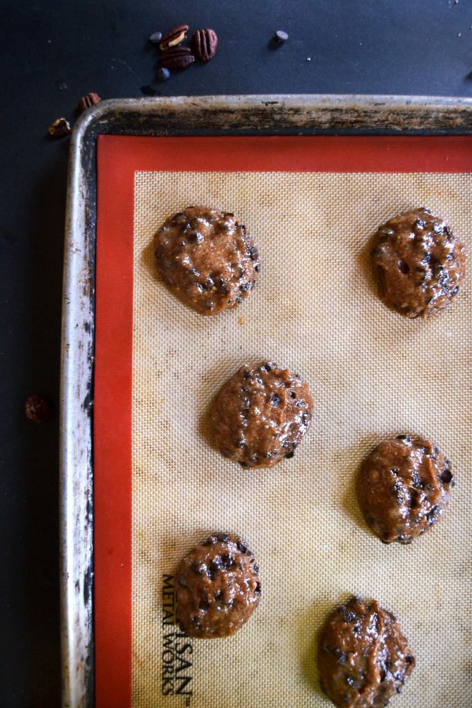 Pecan Chocolate Chip Cookie Dough Scoops