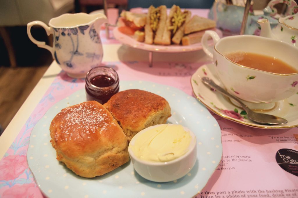 Scones and Clotted Cream at Tea Terrace