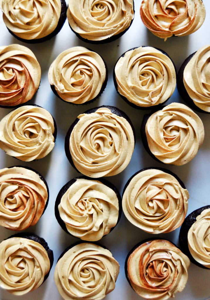 Coffee Buttercream Roses